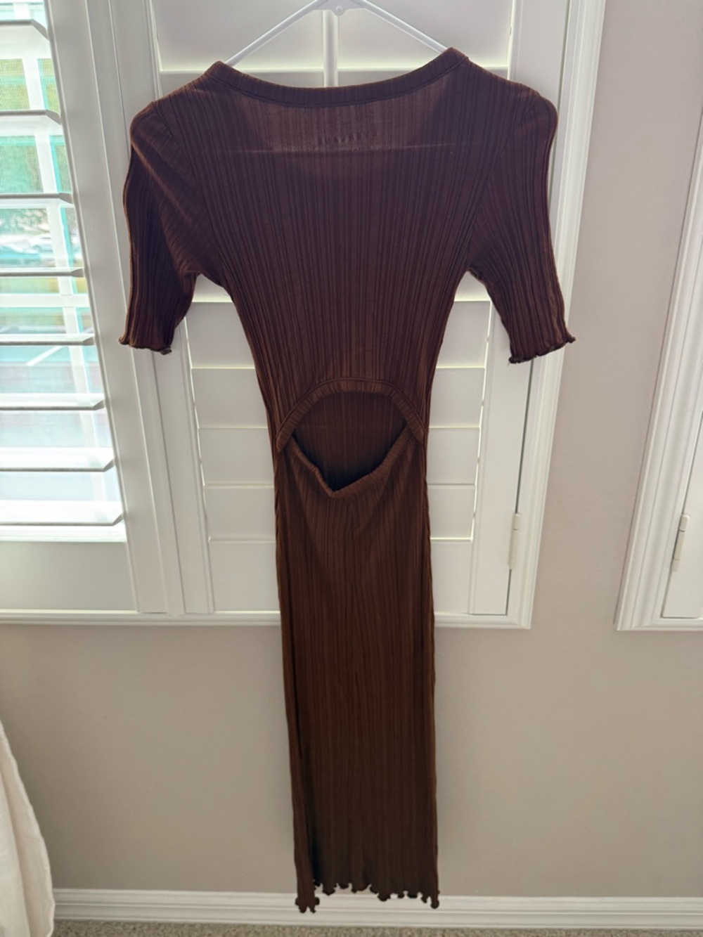 Everlane open backed Ribbed Dress xxs - Picture 5 of 5